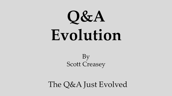 Q&A Evolution by Scott Creasey video DOWNLOAD